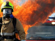 Dålig beredskap i USA för elbilsbränder Dålig beredskap för elbilbränder i usa