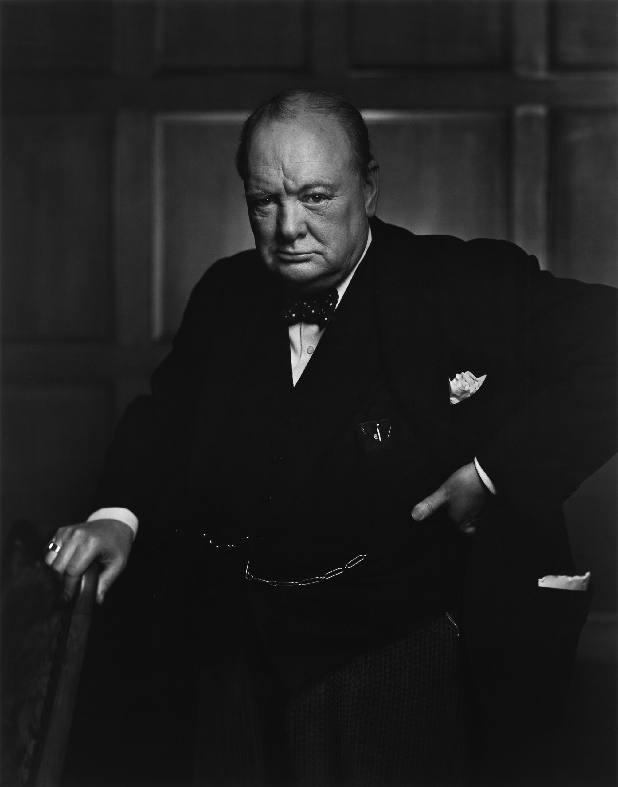 Winston Churchill fimpade i brandsläckaren