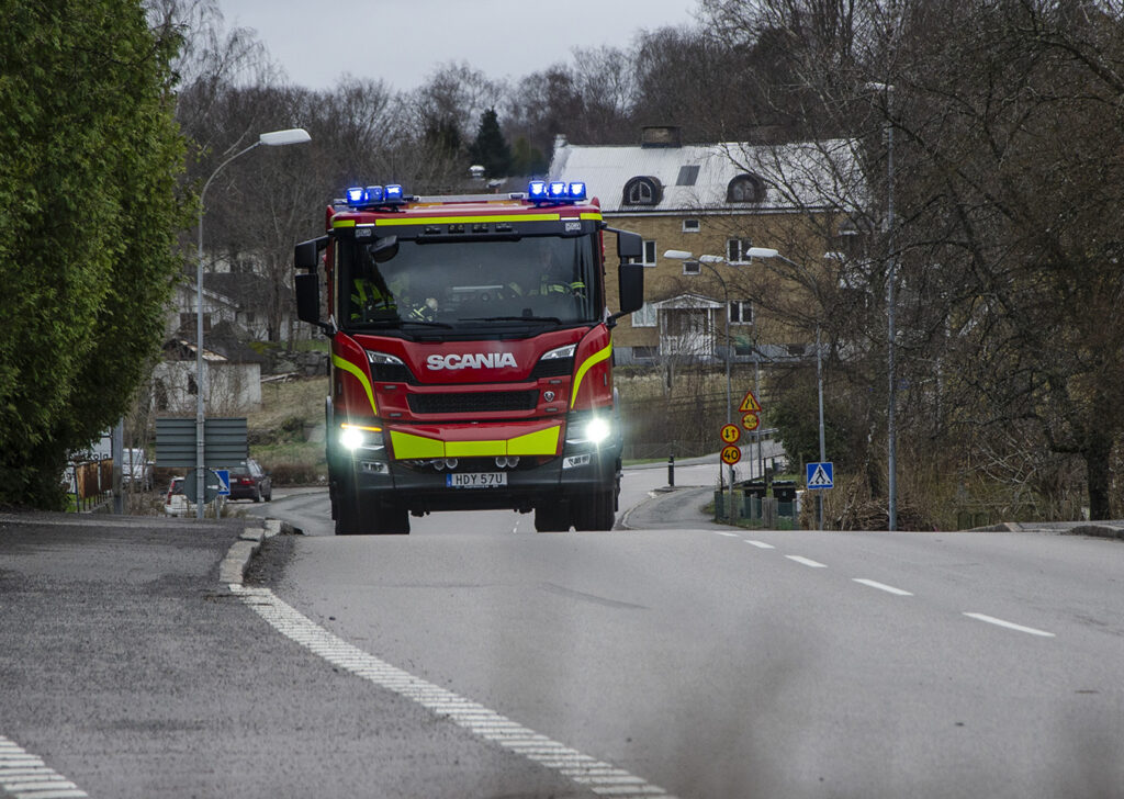 Ny släckbil hos räddningstjänsten i Östra Göinge