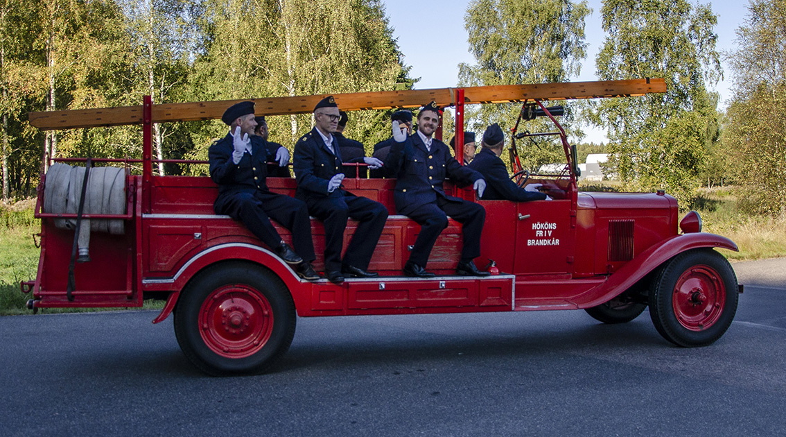 invigning av nytt blåljushus