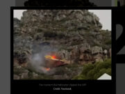 Brandbekämpande helikopter störtade i lågorna under insats i Sydafrika Brandbekämpande helikopter kraschar under insats