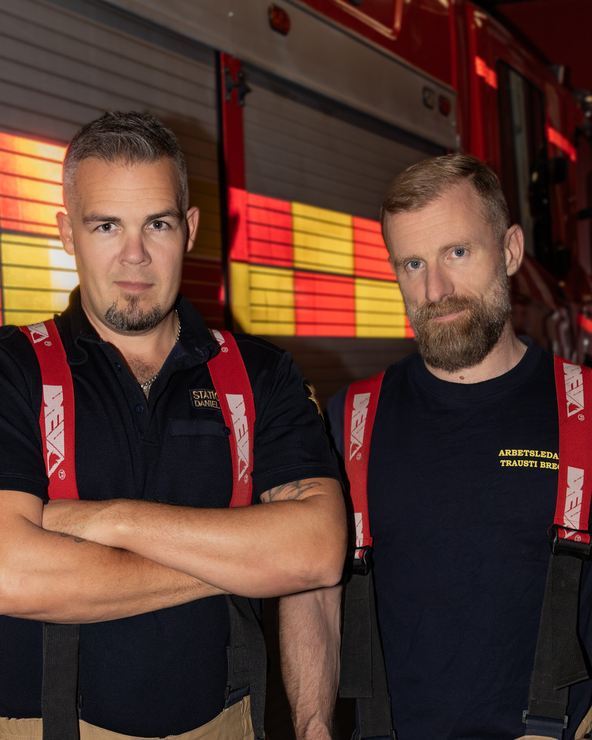 Daniel Brander och Trausti Brege upphovsmännen bakom podden Larm vi minns