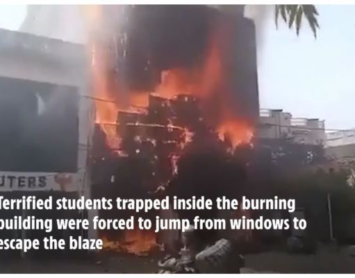 Brand i flervåningshus i Indien, minst 15 omkomna Brand i flervåningshus